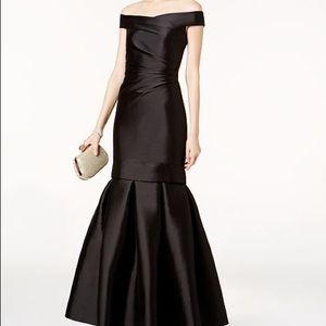 Vince Camuto Off The Shoulder Mikado Mermaid Gown